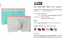 Soldes: deux boxers hommes DIm Urban à 6.5 euros (5.5 pr les premium) .. vraiment pas cher