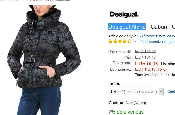 doudoune desigual