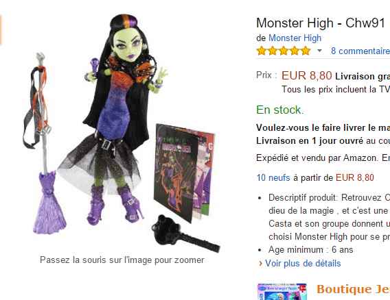 poupée monster high