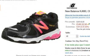 new balance bon prix