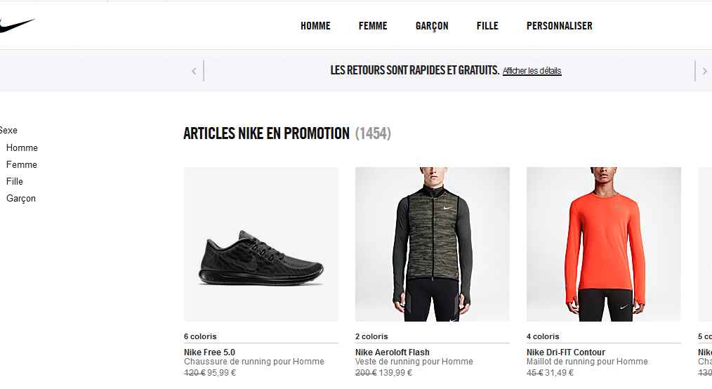 soldes nike