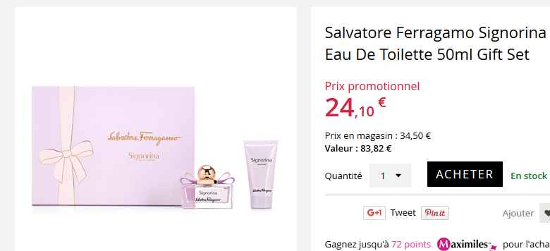 eau de toilette signorina