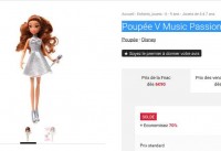 Jouet fille pas cher : la poupée violetta qui chante à 4.6 euros .. toujours dispo