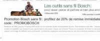 Outils bosch sans fil : 20% de réduction jusqu’au 31 janvier