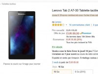 Bon plan tablette Lenovo avec 16go d’espace de stockage qui revient à moins de 70 euros