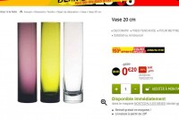 Vase à 0.2 euros retrait gratuit en magasin conforama