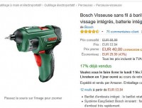 Bricolage : Visseuse Bosch à 40 euros