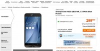 Bon plan smartphone : asus ZE551ML Fusion 4go de ram , 64go espace de stockage à 299 euros