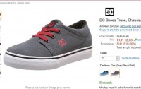 Bonne affaire Chaussures enfants DC SHOES TRASE à 11.5 euros voire moins
