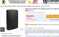 Disque dur 1to 2.5 pouces qui peut revenir à moins de 40 euros