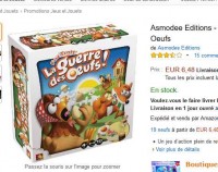 Jeu de societé pas cher pour enfants : La guerre des oeufs asmodee à 6 euros (au lieu de 15-20 ailleurs)