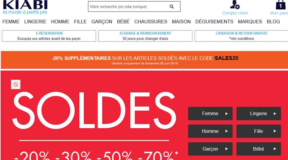 soldes kiabi