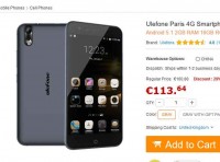 Bon plan smartphone Ulefone Paris à 121 euros expedié depuis l’Europe ( octacoeur, 2go de ram)