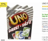 Super affaire : jeu du Uno Folie à 3.99 euros port inclus