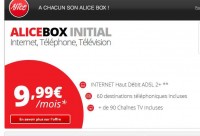 Abonnement box internet pas cher à vie : 9.99 euros chez alice , 19.99 chez bouygues