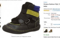 Super affaire : Chaussures petits enfants kickers en cuir à moins de 18 euros