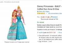 Jouets: Coffret Duo Reine des neiges (2 poupées ) à 17.86 euros contre le double ailleurs