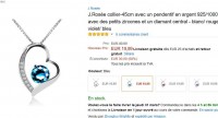 Offre Bijoux : 2 colliers en argent avec pendentifs pour moins de 20 euros (exclu)
