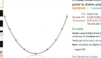 Offre bijoux : 3 colliers en argent pour moins de 20 euros (exclu)