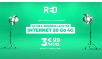 Super affaire : Forfait Sfr Red Illimité 20go internet à 3.99 euros par mois