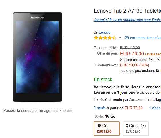 tablette 7 pouces