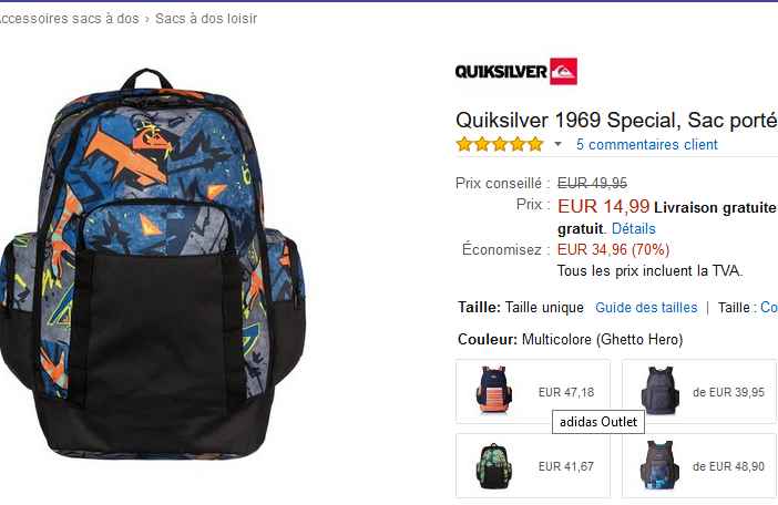 sac quiksilver 1969