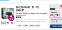 BOn prix pack Xbox one 1to + Division à moins de 300 euros le 25 mars