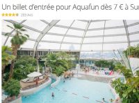 Bon plan réduction Sunparks Aquafun Oostduinkerke  : entrées à 11 et 13€