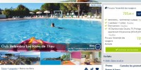 Juillet à la mer : 735 la semaine du 9 au 16 juillet chez belambra pour deux adultes + 1 enfant en demi pension .. (1300 sur le site officiel)