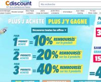 Promo Cdiscount : 40% en bons d’achats pour l’achat de 3 produits