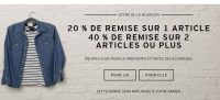 Levi’s : 40 pourcent de remise pour l’achat de deux articles sur une sélection …