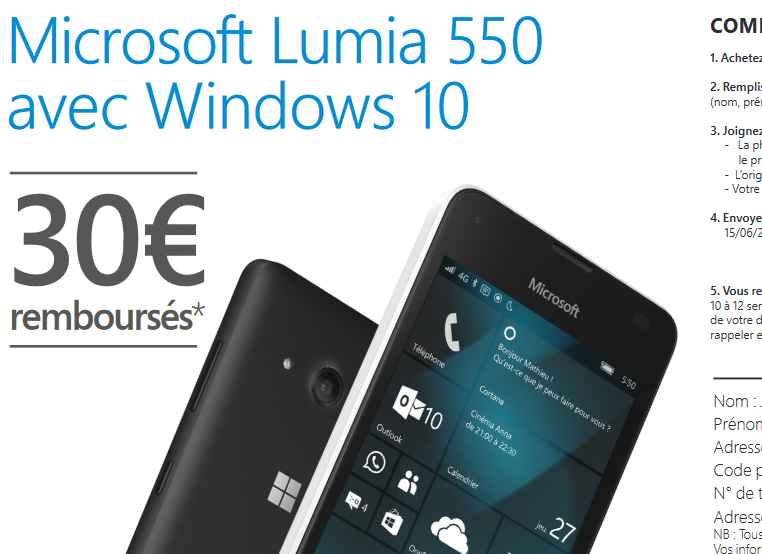 nokia lumia 550