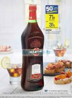 Bon prix bouteille de martini qui revient à 3.75 euros chez carrefour du 26 avril au 2 mai .. et d’autres bonnes affaires
