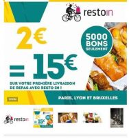 Paris , Lyon : 13 euros d’économie sur une commande de repas via Resto In ..