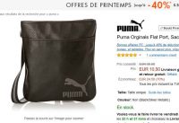 Sacoche Bandouliere Puma pour hommes à 10.5 euros (voire meme 9.5 )