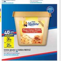 Pot de Glace la laitiere presque gratuit et d’autres tres bonnes affaires chez carrefour jusqu’au 6 juin