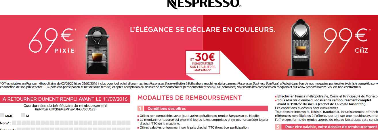 offre nespresso