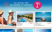 Vacances : 1er enfant à 1 euro pour les séjours de juillet aout avec promovacances