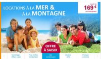 Super prix vacances en juin à la mer,ocean, campagne  à partir de 159€ ( mai , juin, septembre et meme premiere semaine juillet)