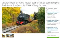 Bon plan réduction pour le train vapeur Velay Express
