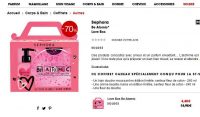 Bon plan cadeau femmes : coffret cadeau douche bain séphora soldé à 4.4€