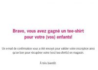 Gratuit : un tee shirt enfant « on est foot d’afflelou »