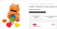 Super affaire jouet d’éveil : Playskool hippo j’apprend les couleurs et les formes à 6€ seulement