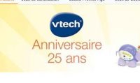 Jouets Vtech : 25% de remise immediate