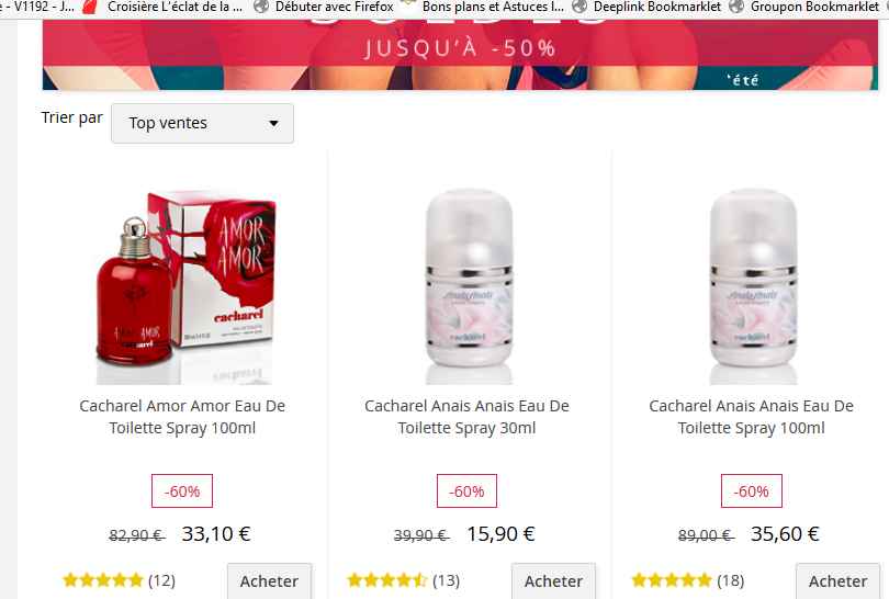 soldes parfums