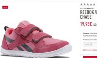 Moins de 16€ les baskets enfants reebok en partie en cuir port inclus