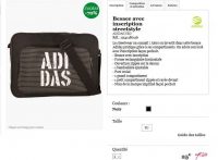 Sac besace adidas à 7.5€