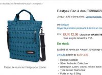 Super affaire : Sac cabas Eastpack Heggs à 12€ (45 ailleurs) … sac fourre tout , provision
