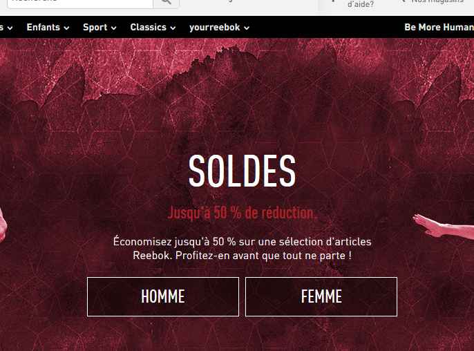 soldes reebok