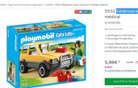 Bon plan playmobil : voiture veterinaire à 5.99€ (entre 15 -20 ailleurs)